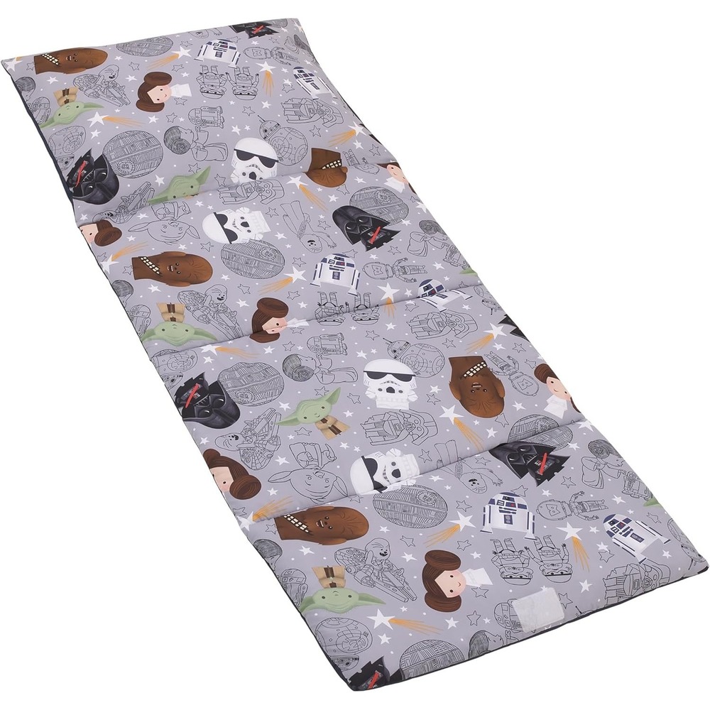 Star Wars Kids Nap Mat Pillow Bed Roll Up Lightweight Portable